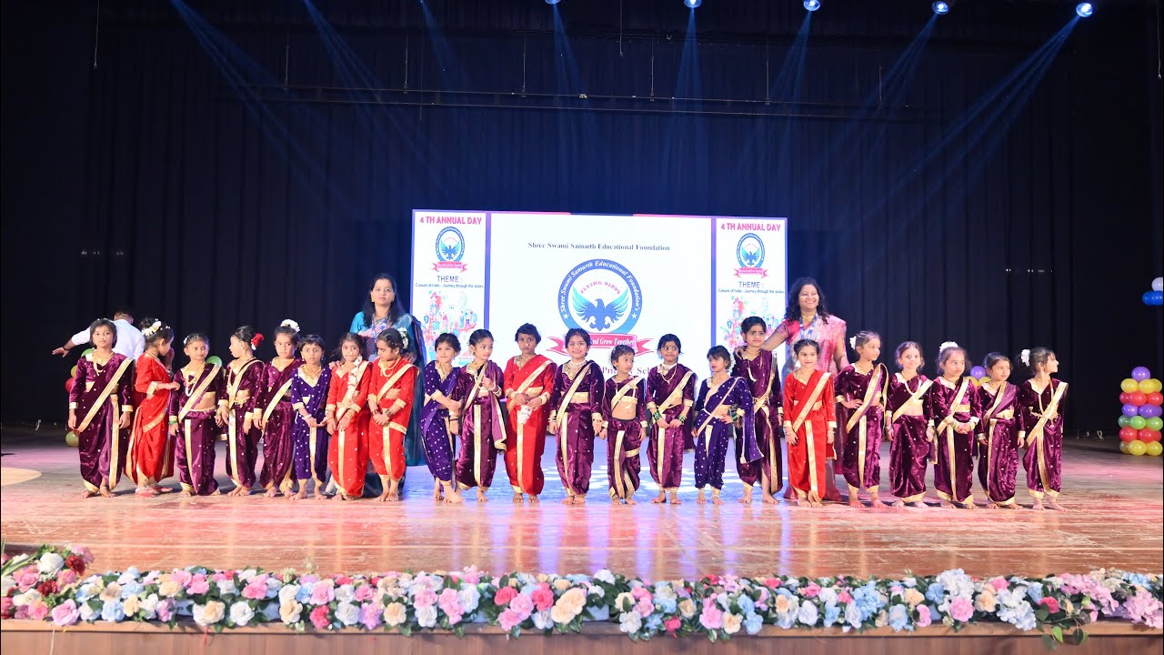 Maharashtrian Lavani | UKG Girls | Flying Birds Pre‑School | Phursungi | Annual Function 2025‑26