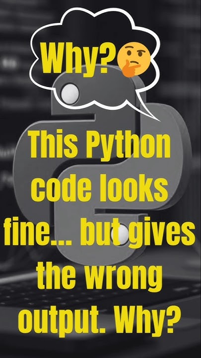 This Python Code Has a Bug! Can You Spot It? | Python Dry Run - YouTube