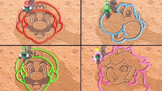 Мульт Mario Party Superstars Minigames Peach Vs Mario Vs Luigi Vs Daisy Master Difficulty