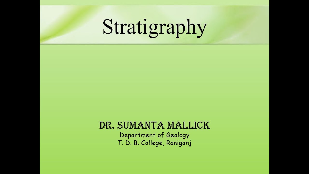 Principles of Stratigraphy