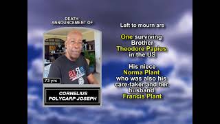 Details Cornelius Polycarp Joseph ~ Long Obituary Guide