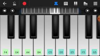 Happy birthday song-GJ Piano-mobile app par piano kaise bahama jata ha screenshot 4
