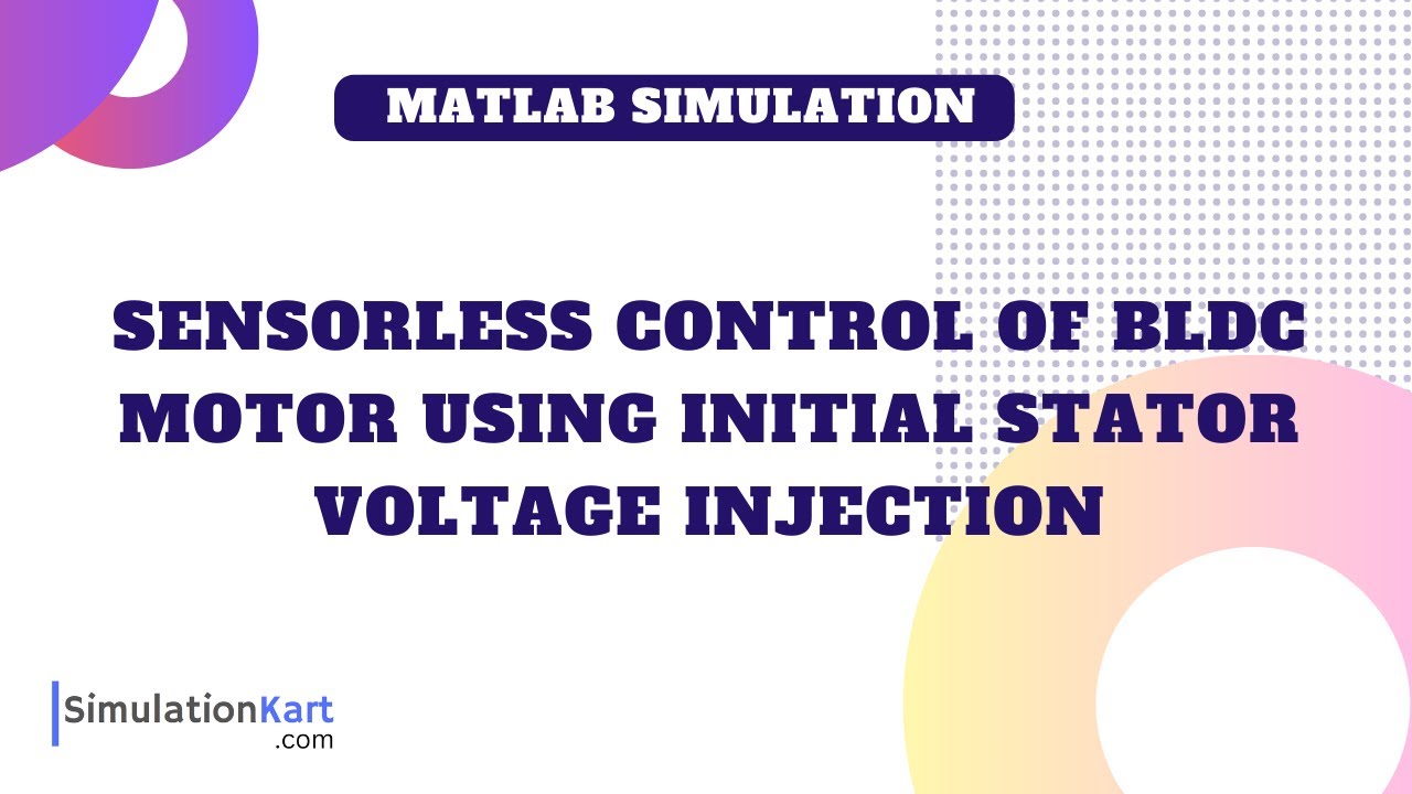 Sensorless control of BLDC motor using initial stator Voltage Injection ...
