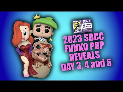 2023 San Diego Comic Con FUNKO POP Reveals: DAY 3, 4 & 5