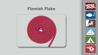 Flemish Flake | How to Coil Rope (Flemish Flake)