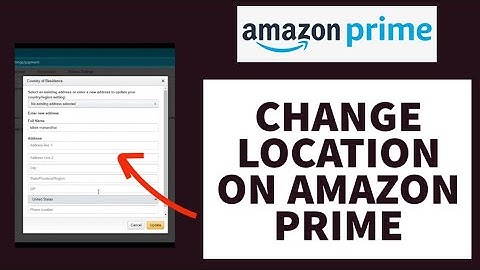 How To Change Amazon Prime Video Country/Location (2023)