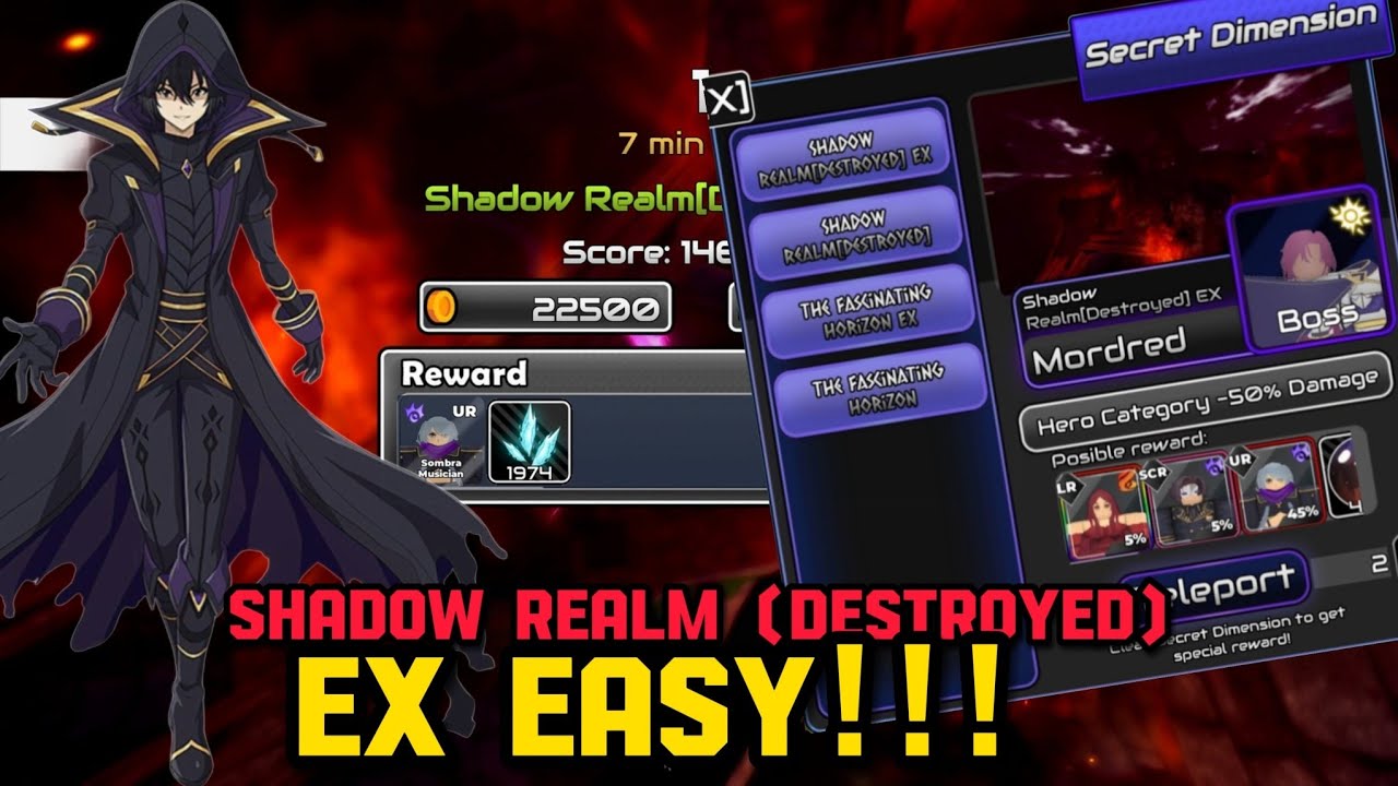 COMO FAZER O SECRET DIMESION SHADOW REALM(DESTROYED) EX- AWTD - YouTube