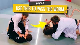 How to Pass the Worm Guard in Jiu Jitsu (NEVER GET STUCK AGAIN!)