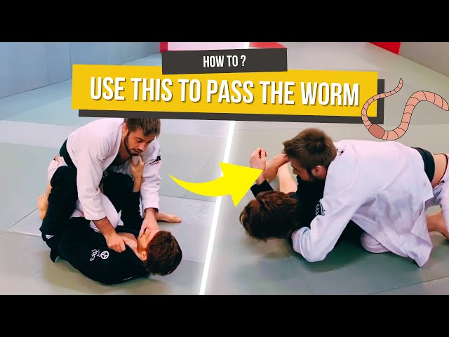How to Pass the Worm Guard in Jiu Jitsu (NEVER GET STUCK AGAIN