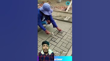 instant Pavera This Concrete stamp is MAGIC ✨ SO SATISFYING #oddlysatisfying #asmr #concrete