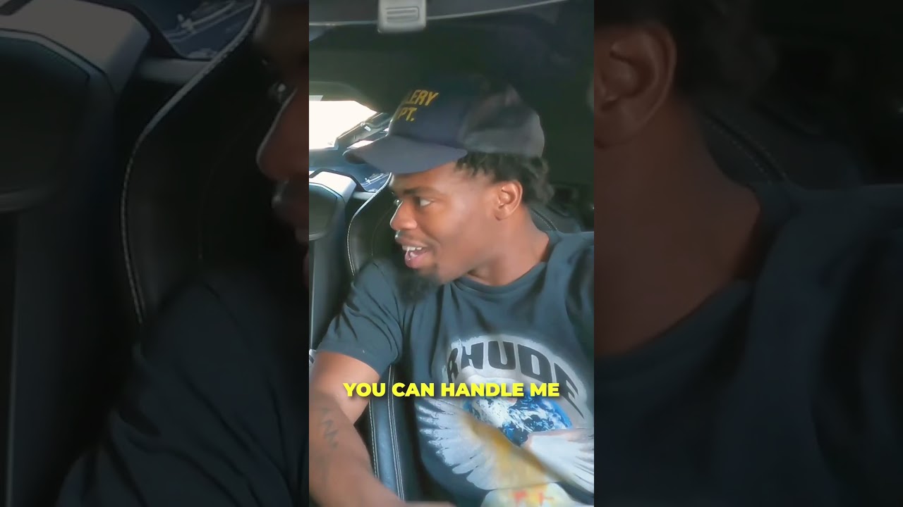 Her future got brighter once she saw the car🤣