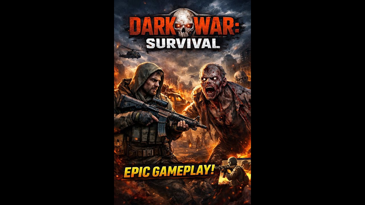 Dark War: Survival Gameplay | Brutal Zombie Fights & Survival Action 🔥| Demos Play
