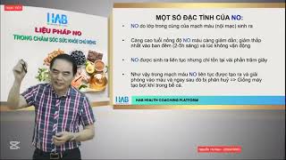 Liệu pháp NO của PGS TS BS TTƯT Quân đội Nguyễn Viết Lượng