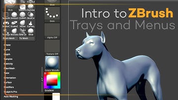 Intro to ZBrush 014 - Tray Collapse and Menu Scrolling!