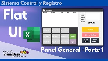 CURSO COMPLETO: Creación de un Sistema de Control en Excel Cap.03 - Panel General 1