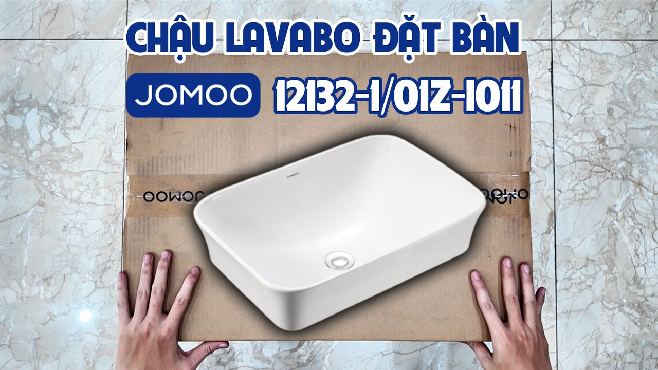 Chậu rửa mặt lavabo đặt bàn JOMOO 12132-1/01Z-I011