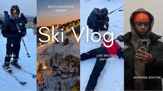 Ski Vlog: Morning Routine + Beech Mountain Resort + Ski Fails + LB Birthday Trip