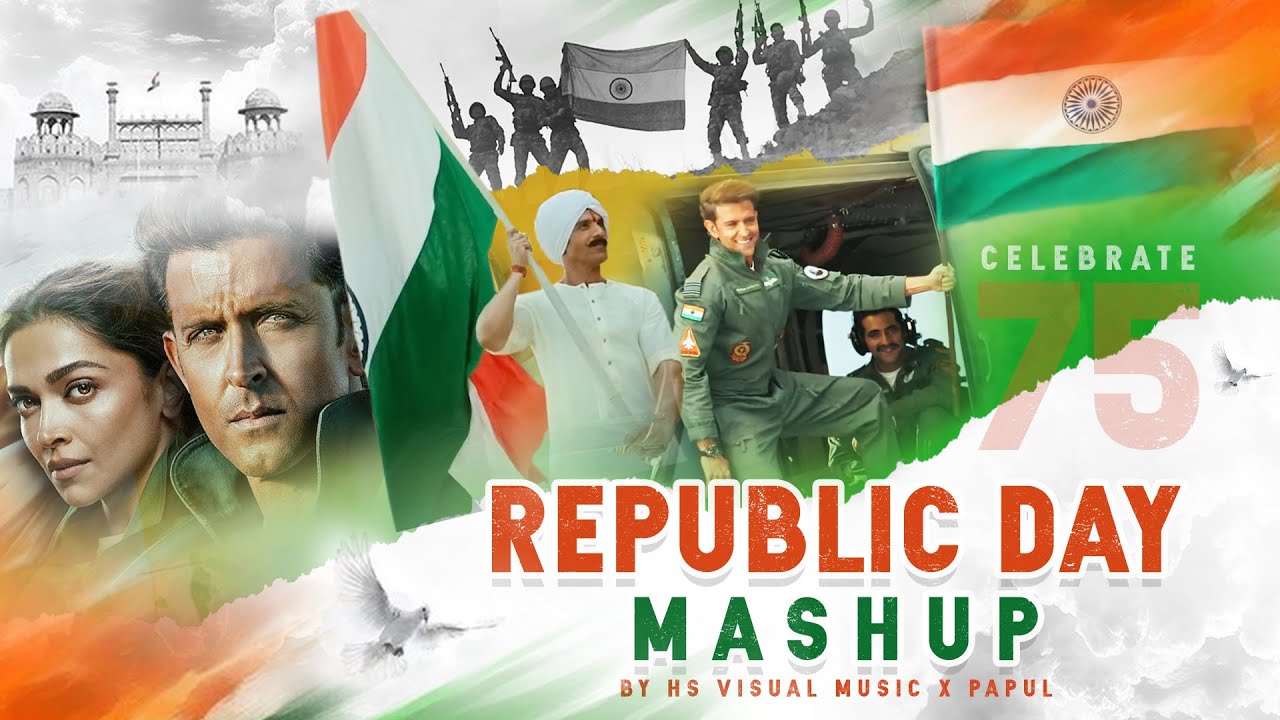 Republic Day Mashup 2024  HS Visual Music x Papul  Best Patriotic Song 2024 Mashup