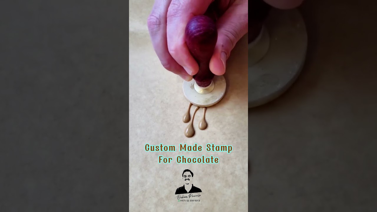 Custom made chocolate stamp | Branding Stamp | Chocolate Stamp 