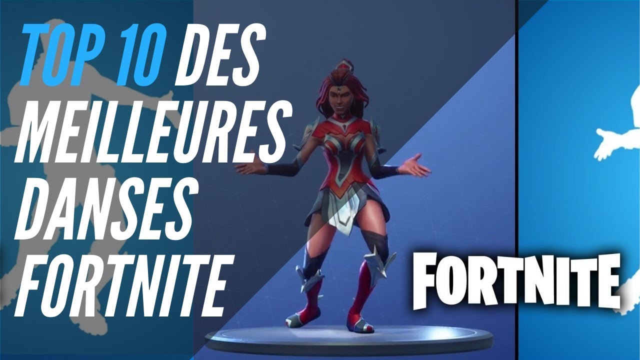(TOP 10) DES MEILLEURES DANSES SUR FORTNITE ! - YouTube