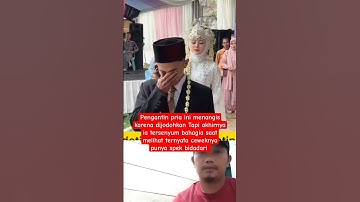 detik detik pengantin pria menangis #masukberanda #lifeisbutadream #beranda
