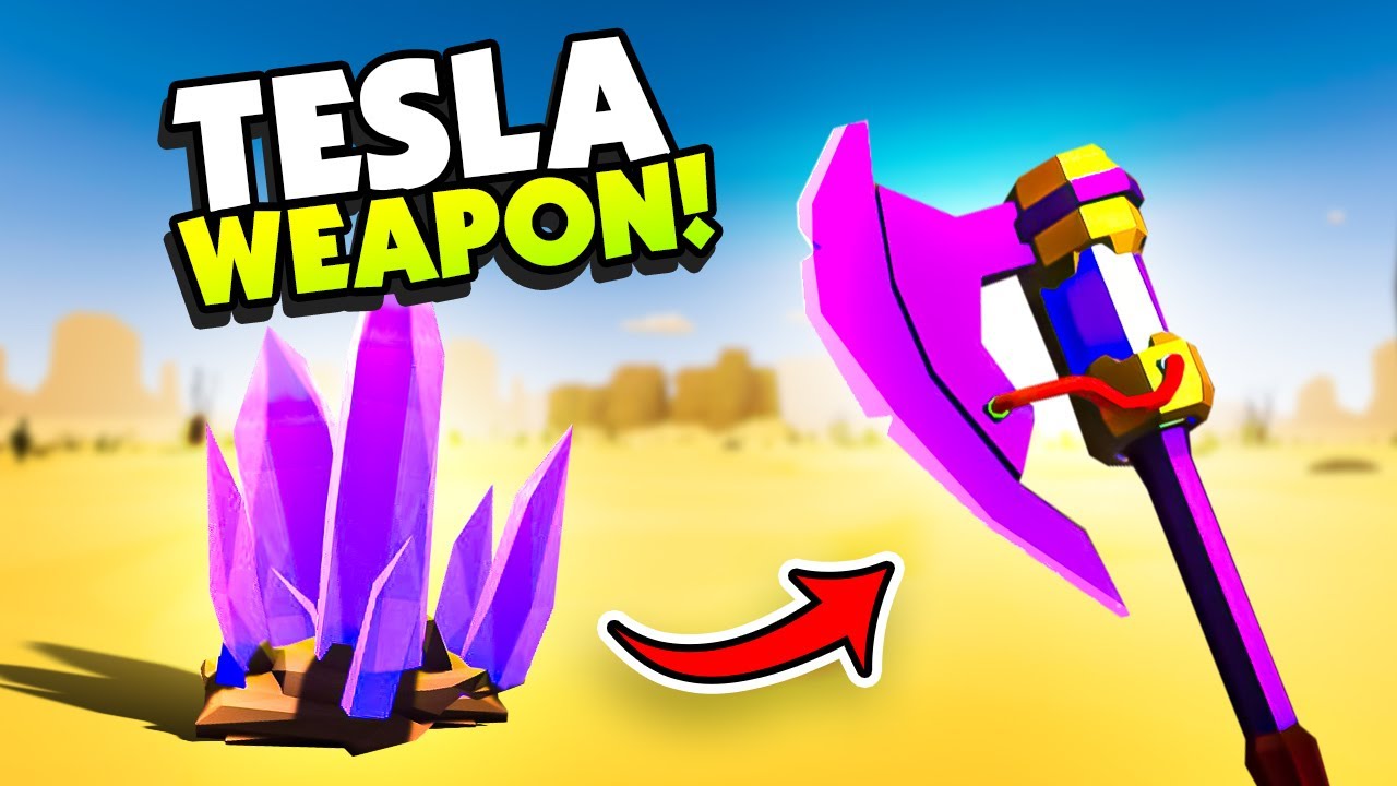 Crafting the MOST POWERFUL AXE From ALIEN CRYSTALS - Desert Skies