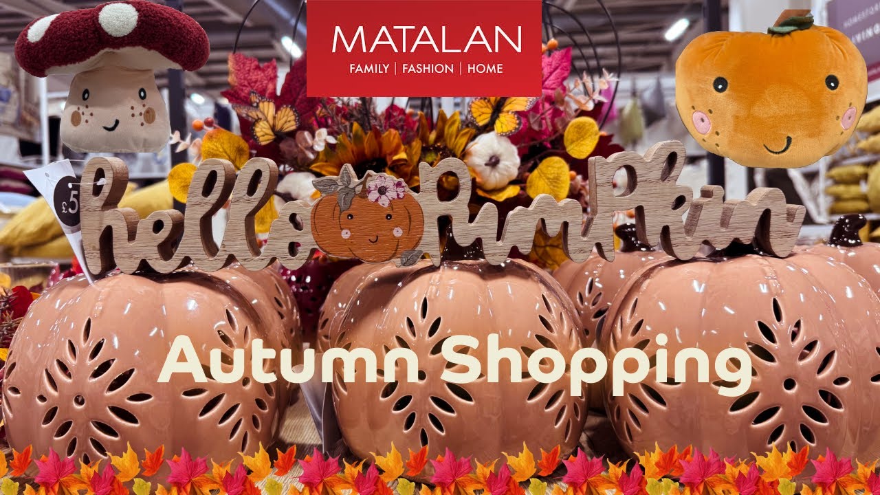 Autumn Decor Hunting at Matalan 🎃🍂🍁