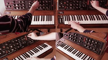 Sounds of "Autobahn" by Kraftwerk on 1978 Minimoog
