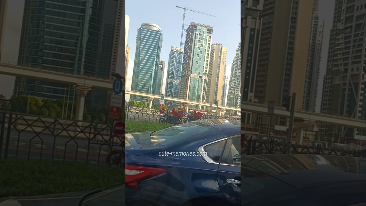 Dubai Marina Roads #marina #dubairoadview #dubaiattractions