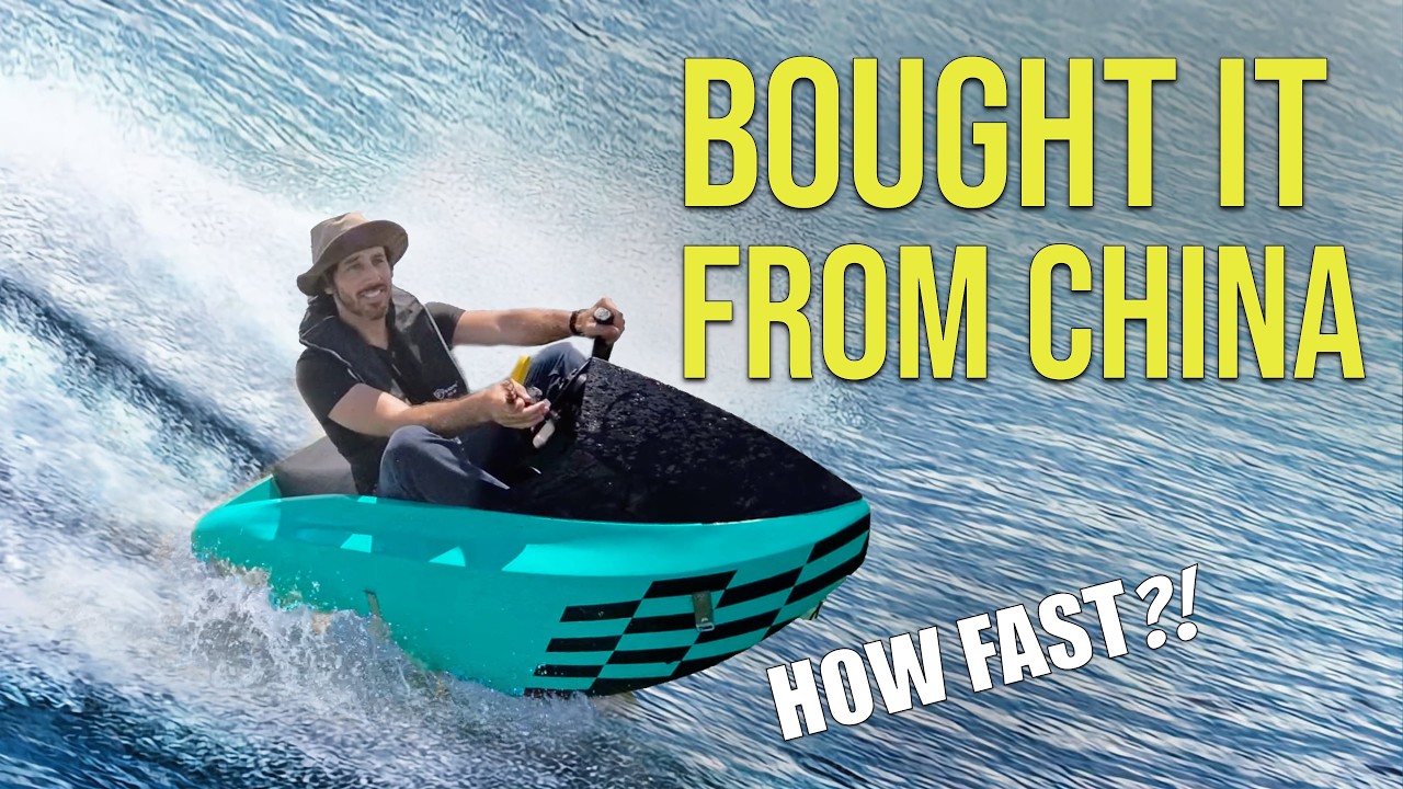 I Bought A Mini ELECTRIC Jet Boat From China!
