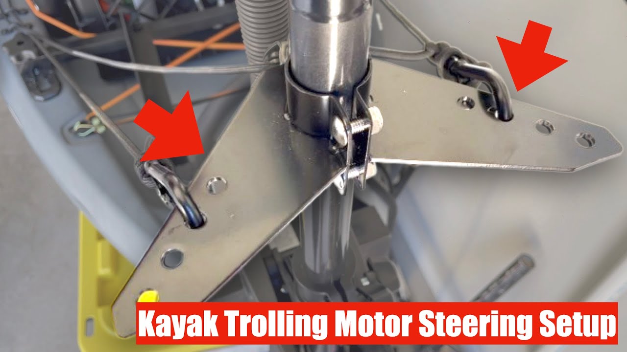 STEERING Setup for KAYAK Trolling Motor (How To) - on the water