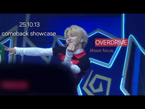 25.10.13 'Playhard' comeback showcase (OVERDRIVE) 지훈focus.