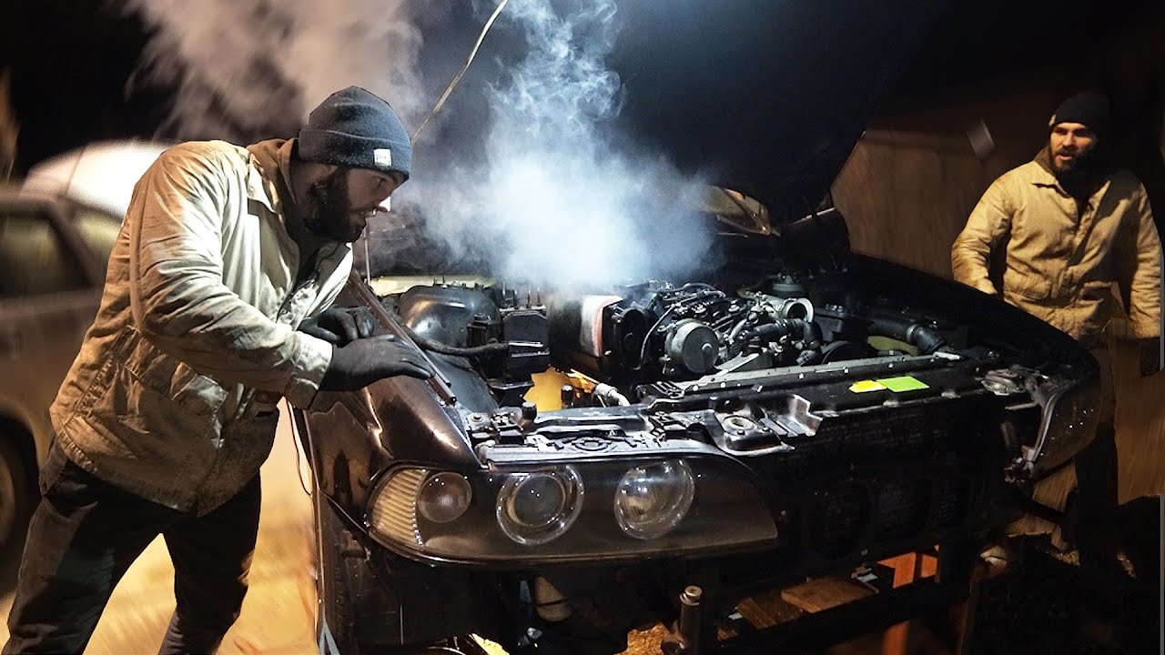 Fum Fum.. Iese Focu! Prima pornire cu Turbo și Injectoare mari..