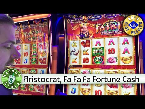Fa Fa Fa Fortune Cash slot machine preview, Aristocrat, #G2E2019 (G2E 2019)