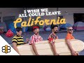 I wish we all could leave california beach boys parody