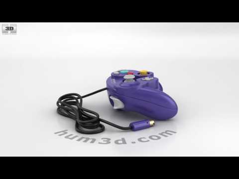 Nintendo GameCube Controller 3D model by 3DModels.org