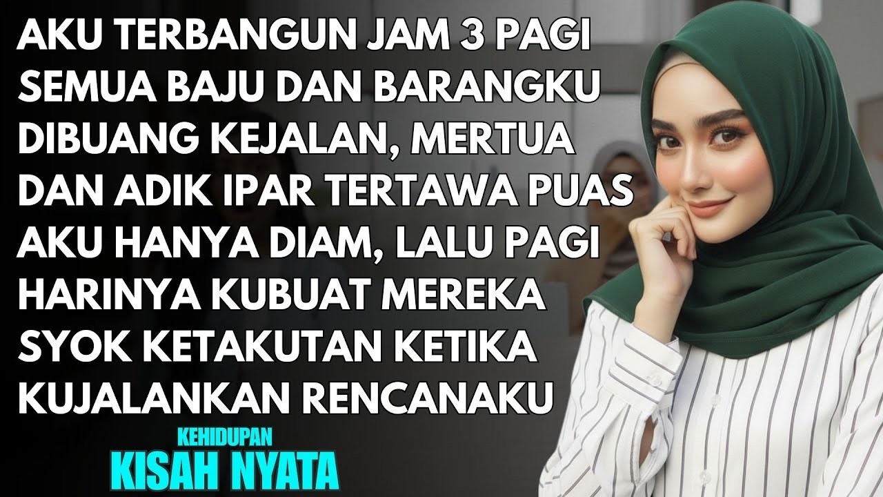 TENGAH MALAM MERTUA DAN IPAR MEMBUANG PAKAIANKU KE JALANAN - BESOK PAGINYA MEREKA PINGSAN KARENA...