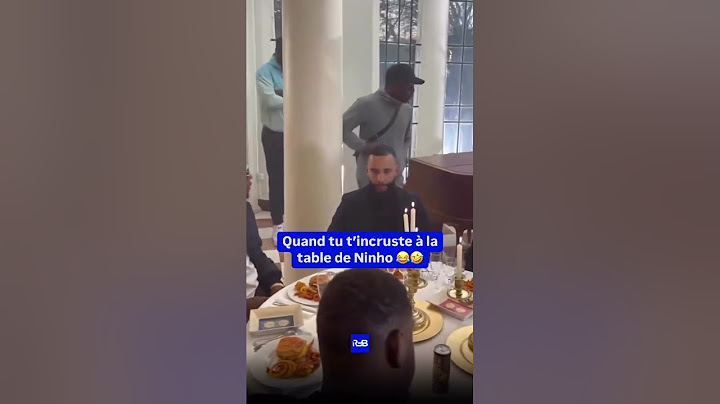 Quand tu t’incrustes à la table de Ninho ! 😂🤣