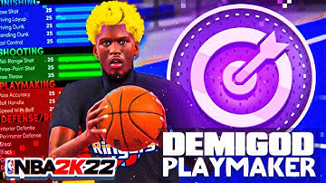 MY "PURE PLAYMAKER" BUILD WITH HOF SHOOTING BADGES IS UNSTOPPABLE In NBA 2K22..