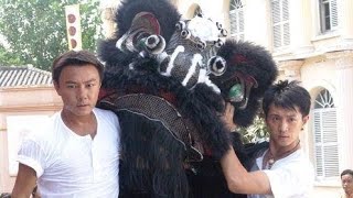 Download lagu THE KUNG FU Master wong Fei Hung scene lion dance fight #movie #liondance #múalân #barongsai #舞狮