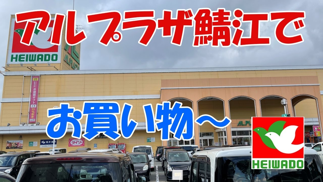 アルプラザ鯖江でお買い物〜