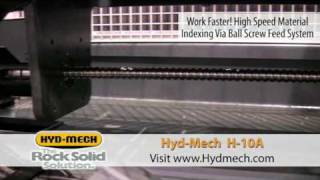 Hyd-Mech H-10A Horizontal, Dual Post Band Saw
