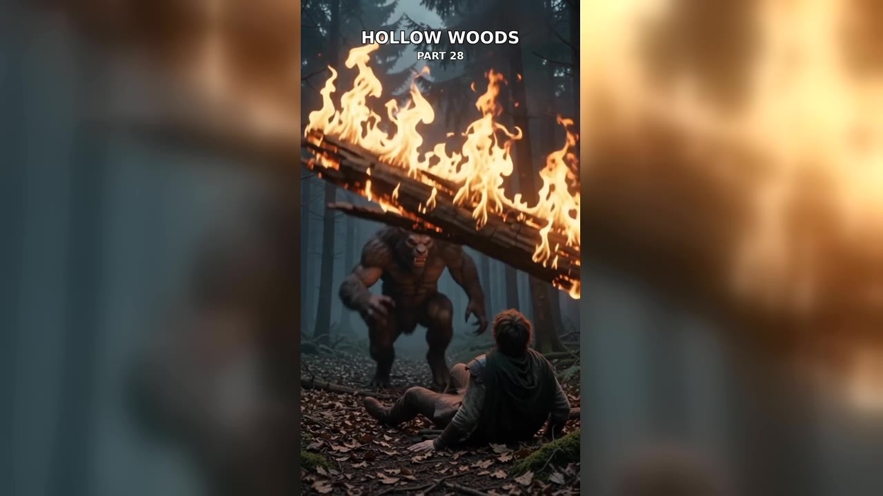Hollow Woods, Part 28. The woods come down around them. The beast shields Kael. Would you  #Shorts