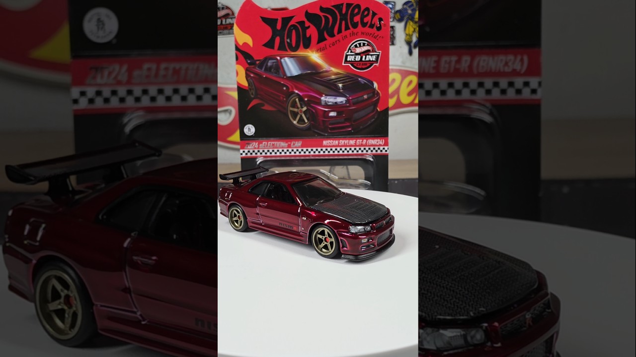 HOT WHEELS RLC sELECTIONs NISSAN SKYLINE GT-R BNR34 