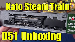 Kato D51 Steam Train Unboxing 2018-1