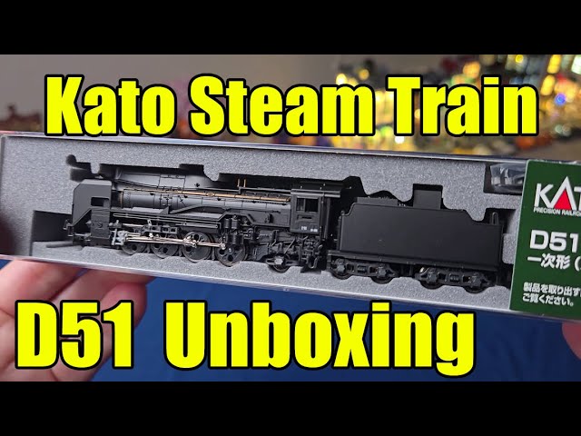 KATO D51 2018-1 Nゲージ Kato D51 Steam Train Unboxing 2018-1 - YouTube