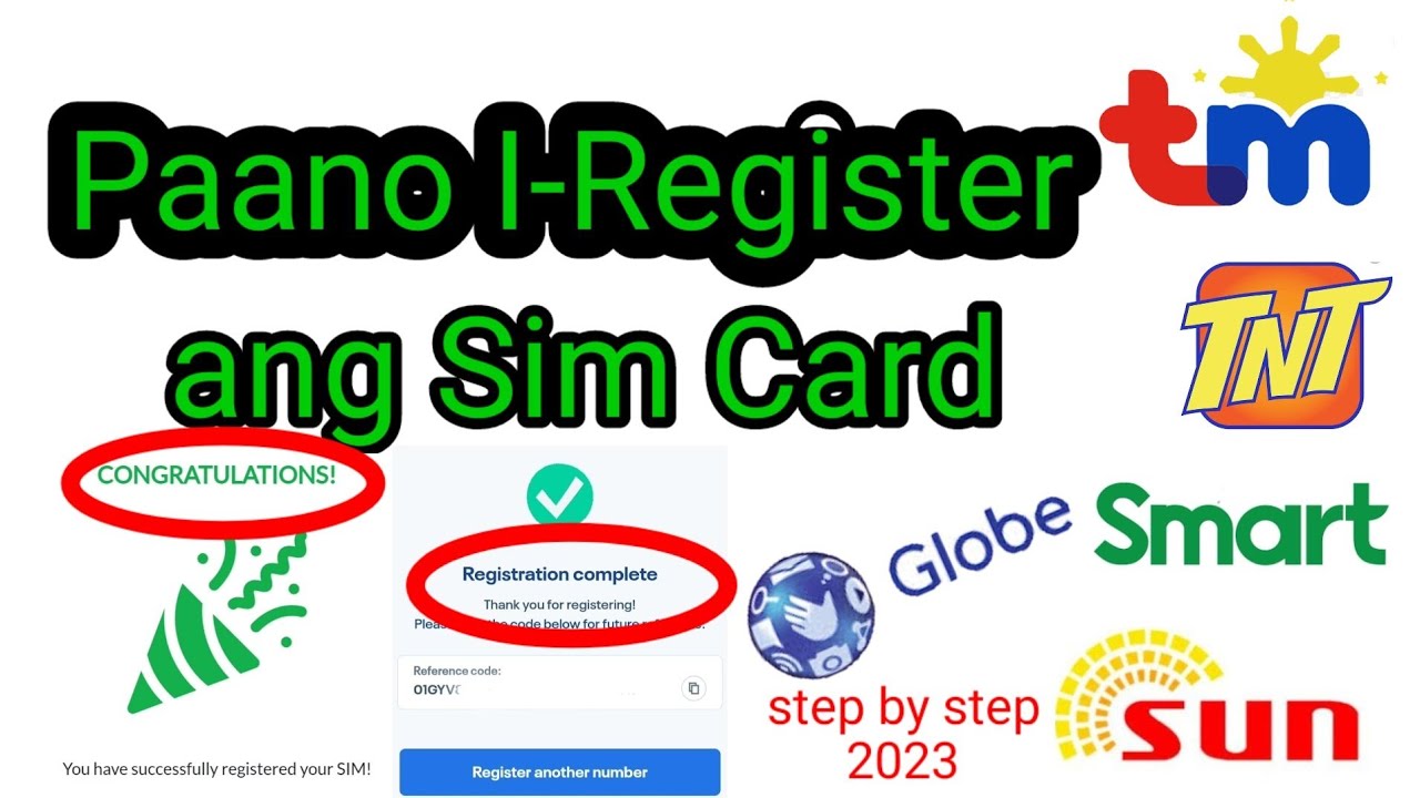 Paano IRegister ang Sim Card 2023/ How to Register Sim Card 2023 Sim