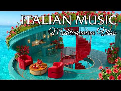 🎶 Italian Vibes & Mediterranean Music 🎶 2+ Hours Scenic Amalfi Coast & Lake Como Relaxation 4K