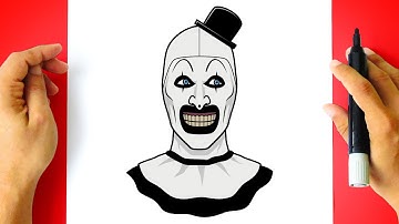 How to DRAW ART the Clown - Terrifier