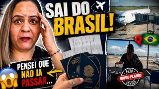 PENSEI QUE NÃO IA PASSAR… Minha PRIMEIRA viagem internacional ✈️😰